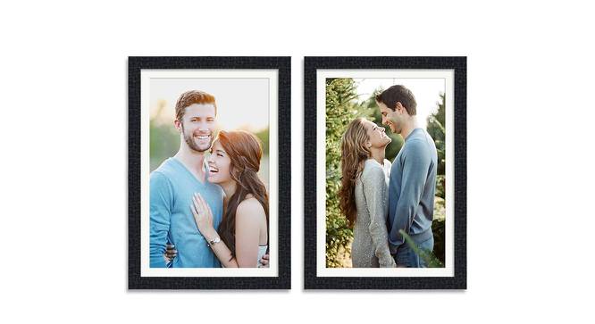 Set of 2 Black Wall Photo Frames - ASPWT23835 (Black) by Urban Ladder - Front View Design 1 - 765121