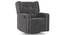 Irene Rocker & Swivel Recliner in Space Grey Velvet (One Seater,  Space Grey Velvet) by Urban Ladder - Ground View Design 1 - 765330