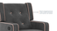 Irene Rocker & Swivel Recliner in Space Grey Velvet (One Seater,  Space Grey Velvet) by Urban Ladder - Design 1 Top View - 765364