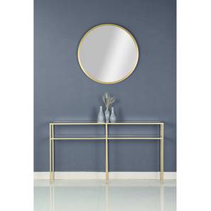 claymint Gold Metal Round Wall Mirror-picture-12