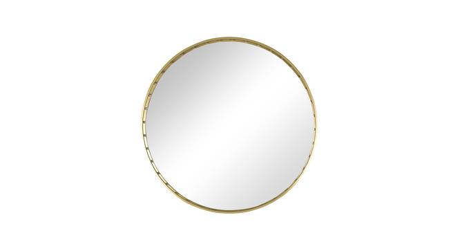 Perth Mirror (Gold) by Urban Ladder - Front View Design 1 - 766009