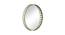 Perth Mirror (Gold) by Urban Ladder - Design 1 Side View - 766020