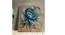 A Blooming Hope Blue Rose Floral Gold Foiling Painting For Wall Decoration 31x31 Inches (Blue) by Urban Ladder - Design 1 Side View - 766070