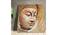 Peaceful Buddha Stretched On Wood Gold Oil Painting For Wall Decoration 31x31 Inches (Gold) by Urban Ladder - Design 1 Side View - 766071