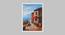 Canvas Painting Brown Color House Theme Wall Art Painting with Wooden Frame (Multicolor) by Urban Ladder - Front View Design 1 - 766178
