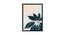 Canvas Painting Black Floral Theme Wall Art Painting with Wooden Frame (Multicolor) by Urban Ladder - Front View Design 1 - 766179