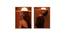 Canvas Painting Set of 2 Lady Portrait Wall Art Painting with Wooden Frame (Multicolor) by Urban Ladder - Front View Design 1 - 766183