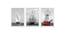 Set of 3 Wall Arts White & Black Nature Theme Canvas Art Wall Paintings (Multicolor) by Urban Ladder - Front View Design 1 - 766186