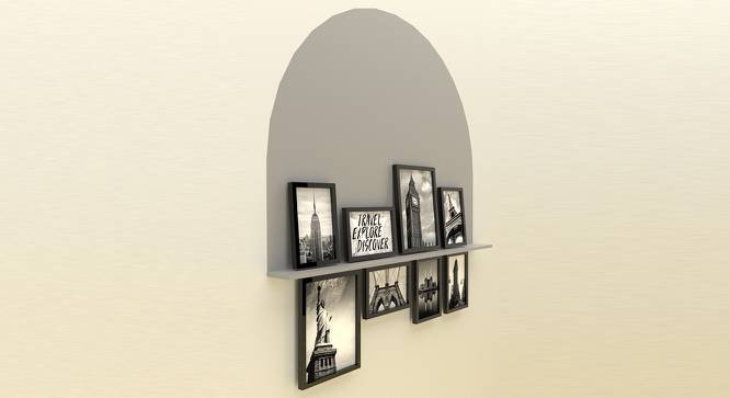 Set of 8 Travel Explore Discover Framed Painting (Multicolor) by Urban Ladder - Design 1 Side View - 766204