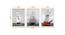 Set of 3 Wall Arts White & Black Nature Theme Canvas Art Wall Paintings (Multicolor) by Urban Ladder - Design 1 Dimension - 766224