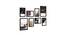 Musical Instruments Framed Art Prints Set of 8 Black Frame Art Prints/Posters (Multicolor) by Urban Ladder - Front View Design 1 - 766249