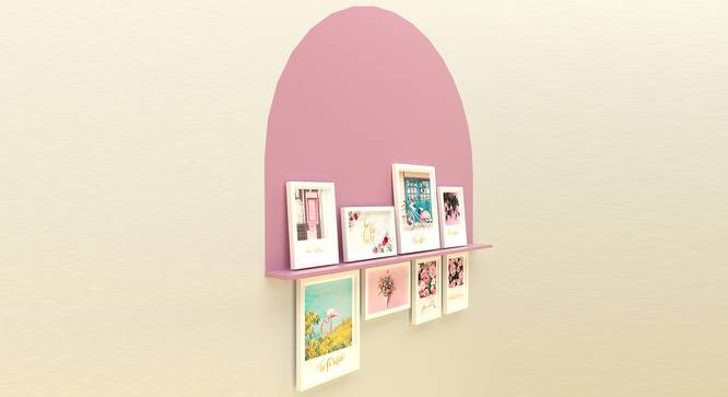 Bonjour Blossom Framed Art Prints Set of 8 White Frame Art Prints/Posters (Multicolor) by Urban Ladder - Design 1 Side View - 766276