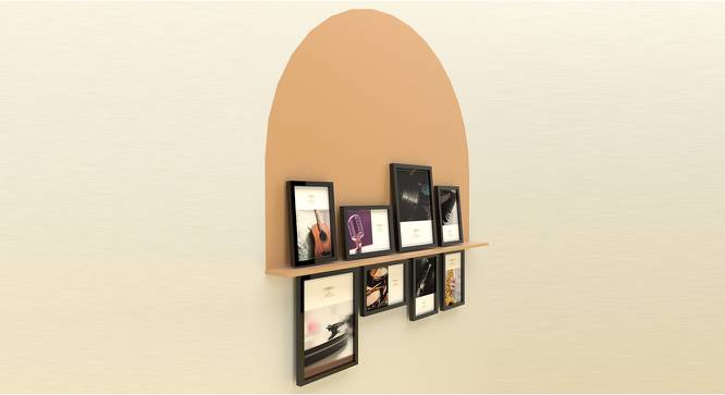 Musical Instruments Framed Art Prints Set of 8 Black Frame Art Prints/Posters (Multicolor) by Urban Ladder - Design 1 Side View - 766280