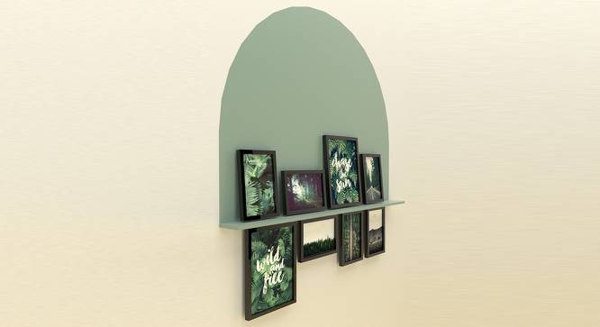 Framed Art Prints of Forest Grump Set of 8 Black Frame Art Prints/Posters for Decoration (Multicolor) by Urban Ladder - Design 1 Side View - 766281