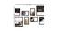 Musical Instruments Framed Art Prints Set of 8 Black Frame Art Prints/Posters (Multicolor) by Urban Ladder - Design 1 Dimension - 766326