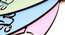 Set of 3 Balloon MDF Wall Plaques for Wall Decoration Good Vibes Only Plaque for Home Decor (Color - Green, Pink and Blue, Size - 10 x 6.8 Inchs) (Multicolor) by Urban Ladder - Design 1 Side View - 766470
