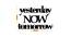 Yesterday NOW Tomorrow Motivational Quote MDF Wall Plaque Ready to Hang Home Decor, Wall Decor, Wall Art,Decorative MDF Plaque for Home & Wall Decoration (Size - 6.7 x 12 Inches) (Black) by Urban Ladder - Design 1 Dimension - 766498