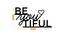 Be You Tiful Black MDF For Wall Decor (Black) by Urban Ladder - Design 1 Dimension - 766510