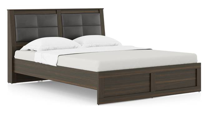 Pico Non Storage Bed (Queen Bed Size, Californian Walnut Finish) by Urban Ladder - - 