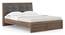 Pico Non Storage Bed (Queen Bed Size, Classic Walnut Finish) by Urban Ladder - - 