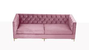 Seabrook Fabric Sofa (Pink)