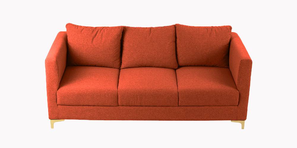 Westbrook Fabric Sofa (Rust) by Urban Ladder - - 