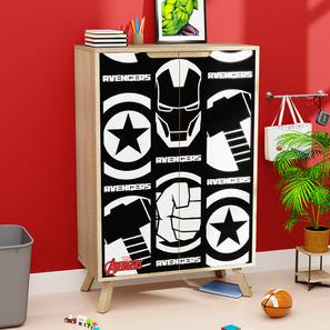 New Arrivals Storage Design Avengers Picture Perfect Cabinet Storage (Black)