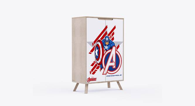 Captain America Picture Perfect Cabinet Storage (White) by Urban Ladder - Front View Design 1 - 768389