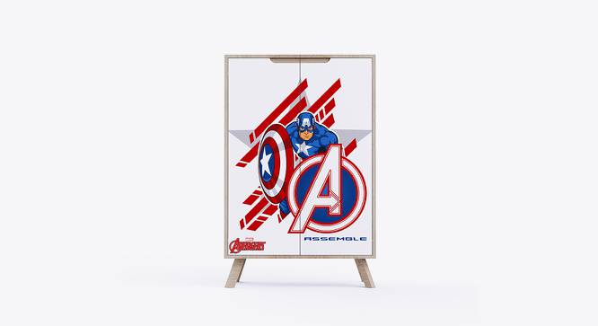 Captain America Picture Perfect Cabinet Storage (White) by Urban Ladder - Design 1 Side View - 768426