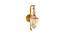 Brandyn Wall Lamp (Brass & Amber) by Urban Ladder - Front View Design 1 - 769035