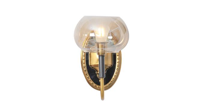 Ashby Wall Lamp (Antique Brass & Black) by Urban Ladder - Front View Design 1 - 769038