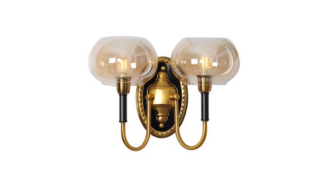 Jaydee Wall Lamp (Antique Brass & Black) by Urban Ladder - Front View Design 1 - 769039
