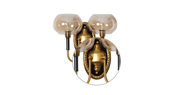 Jaydee Wall Lamp (Antique Brass & Black) by Urban Ladder - Design 1 Side View - 769055