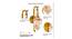 Brandyn Wall Lamp (Brass & Amber) by Urban Ladder - Ground View Design 1 - 769067