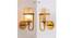 Wyoscki Wall Lamp (Antique Brass, White Shade Colour, Cotton Shade Material) by Urban Ladder - Rear View Design 1 - 769098