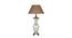 Doane Table Lamp (Antique Brass, Cotton Shade Material, Beige Shade Colour) by Urban Ladder - Front View Design 1 - 769116