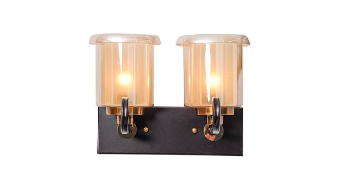 Quinntin Wall Lamp (Antique Brass & Brown) by Urban Ladder - Design 1 Side View - 769156