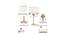Ralph Table Lamp (Brass, White Shade Colour, Cotton Shade Material) by Urban Ladder - Ground View Design 1 - 769166