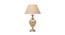 Sheila Table Lamp (Nickel, Cotton Shade Material, Beige Shade Colour) by Urban Ladder - Front View Design 1 - 769208