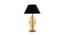 Marigold Gold & Amber Glass Table Lamp (Gold & Amber) by Urban Ladder - Front View Design 1 - 769219