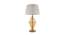 Hailee Gold & Amber Glass Table Lamp (Gold & Amber) by Urban Ladder - Front View Design 1 - 769221