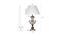 Wallace Table Lamp (Antique Brass, White Shade Colour, Cotton Shade Material) by Urban Ladder - Design 1 Dimension - 769239