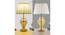 Hailee Gold & Amber Glass Table Lamp (Gold & Amber) by Urban Ladder - Rear View Design 1 - 769290