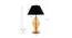 Marigold Gold & Amber Glass Table Lamp (Gold & Amber) by Urban Ladder - Design 1 Dimension - 769310
