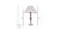 Kurt Table Lamp (White, White Shade Colour, Cotton Shade Material) by Urban Ladder - Design 1 Dimension - 769328