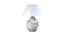Myles Table Lamp (White Shade Colour, Cotton Shade Material, White Distress) by Urban Ladder - Front View Design 1 - 769340