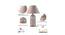 Audrey Table Lamp (Cotton Shade Material, Beige Shade Colour, White Distress) by Urban Ladder - Ground View Design 1 - 769386