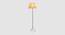 Beatrice Floor Lamp (Cotton Shade Material, Beige Shade Colour, Black & Copper) by Urban Ladder - Design 1 Side View - 769405