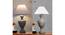 Kingsley Table Lamp (Grey, White Shade Colour, Cotton Shade Material) by Urban Ladder - Ground View Design 1 - 769410