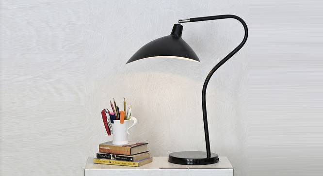 Sharman Study Lamp (Matt Black) by Urban Ladder - Design 1 Side View - 769424